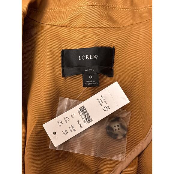 New J Crew Jacket 0 Womens Alfie Blazer Single Button In Gramercy Twill - Picture 7 of 9